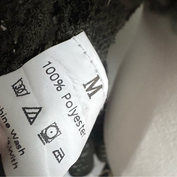 Sheer Crochet Tie-Front Bolero (Olive Black) – Fairycore / Y2K Revival M - Picture 6 of 6